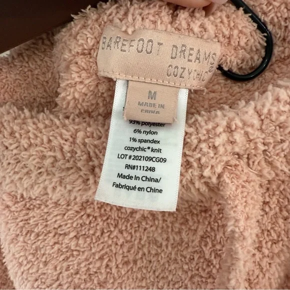 Barefoot Dreams Blush Pink Sweater and Shorts Set - Picture 7 of 16